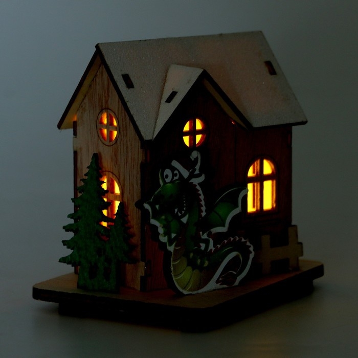 Световой декор &laquo;Сказочный дом дракона&raquo; МИКС, 7,7 &times; 10 &times; 9,7 см