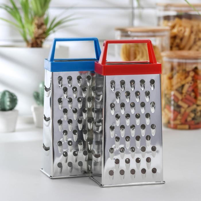 Тёрка четырёхгранная Доляна &laquo;Классика&raquo;, 23 см, цвет МИКС