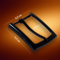 Пряжка для ремня, 5,3 &times; 4,5 см, 35 мм, цвет чёрный