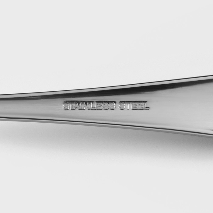 Вилка столовая из нержавеющей стали Доляна &laquo;Таун&raquo;, h=20,5 см, толщина 2 мм, цвет серебряный