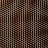 Коврик eva универсальный Grand Caratt, Соты 130 х 80 см, коричневый