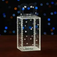 Складная прозрачная коробка из PVC, для упаковки подарков, &laquo;Сердце&raquo;, 12&times;7&times;7 см