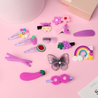 Набор для волос "Маленькие радости" (14 шт) бабочка, сиреневый