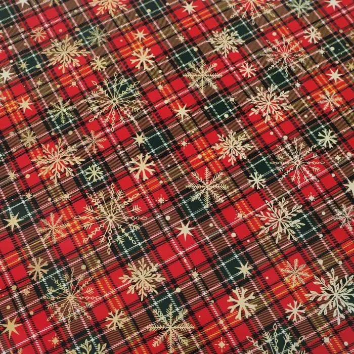 Упаковочная бумага на новый год &laquo;Новогодний принт&raquo;, 70 х 100 см, глянцевая