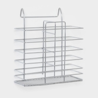 Сушилка для посуды Доляна &laquo;Стойка&raquo;, S-образная, 40&times;23,5&times;34 см, цвет хром