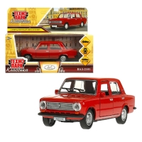 Машинка металлическая &laquo;ВАЗ-2101&raquo;, ретро - модель &laquo;Копейка&raquo;, открываются двери, багажник, инерция, 12 см, красный
