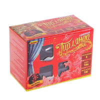 Гирлянда &laquo;Нить&raquo; 10 м, IP44, тёмная нить, 100 LED, свечение мульти, 8 режимов, 220 В