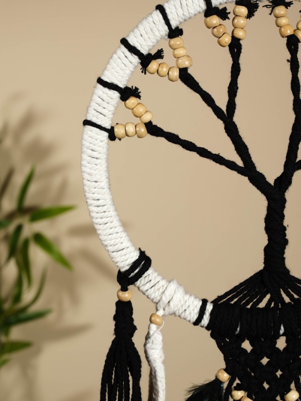 Ловец снов "Тёмное дерево" 22х60 см.