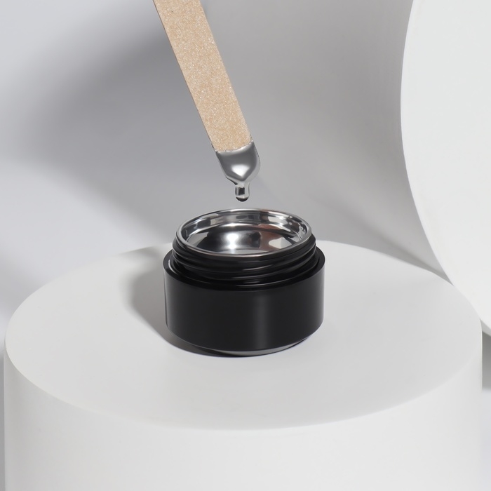 Гель лак для ногтей, &laquo;LIQUID METALL&raquo;, 3-х фазный, 5мл, LED/UV, цвет серебристый