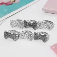 Кольцо молодёжное &laquo;Бантик&raquo; безразмерное, цвет МИКС