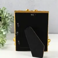 Фоторамка полистоун 10х15 см "Ангелы с бантом" бронза 20х16,5х2,5 см