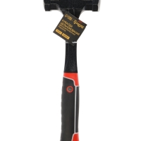 Кувалда ТУНДРА ПРОФИ, цельнокованая, двухкомпонентная рукоятка, магнит, 1.5 кг