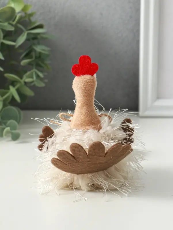 Сувенир  "Пушистая курочка" 7х5х17 см