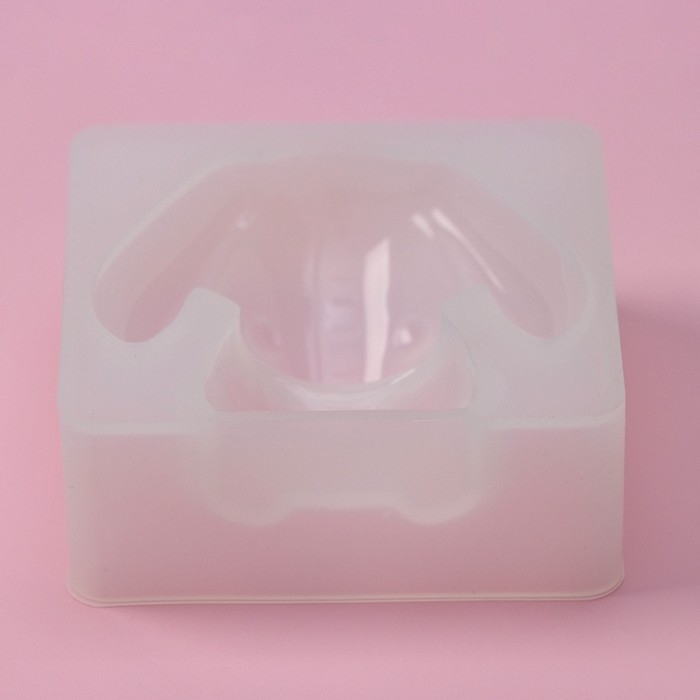 Молд Доляна &laquo;Зайчонок&raquo;, силикон, 6,3&times;6,2 см, прозрачный