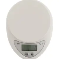 Весы кухонные LVK-706, электронные, с чашей, до 5 кг, белые