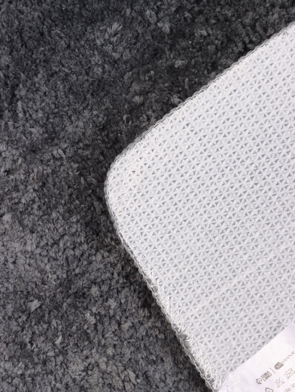 Коврик Savanna, 40&times;60 см, ворс 2 см, микрофибра, темно-серый