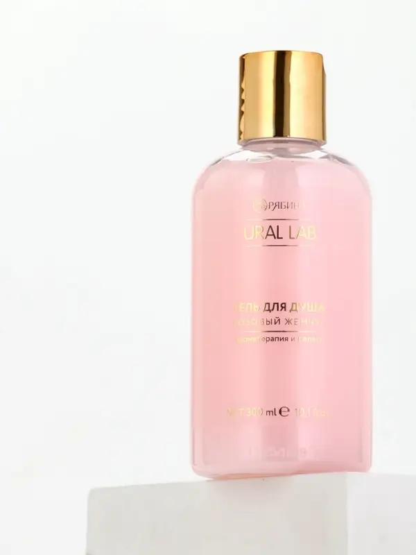 Гель для душа, 300 мл, розовый жемчуг, URAL LAB