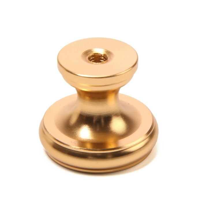 Ручка-кнопка CAPPIO PK321, d=24 мм, цвет золото, 8 шт.