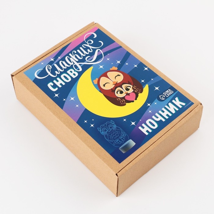 Светильник ночник &laquo;Сладких снов&raquo;, 25 х 14 см, модель GBV-0121.