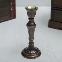 Подсвечник латунь на 1 свечу "Кали" 14х6,5х6,5 см