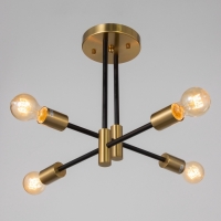 Люстра "Лора" 4х40Вт Е27 латунь 58х58х37см
