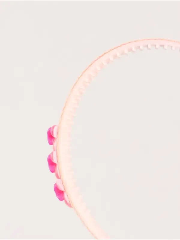 Ободок для волос розовый, Минни Маус