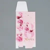 Коробка складная &laquo;8 марта&raquo;, 5.7 х 14.5 х 3.5 см