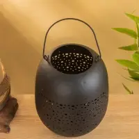 Подсвечник "Сито" 18х18х21 см, металл