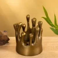 Подсвечник "Огар" 9х9х11 см, алюминий