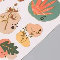 Наклейки бумага "Абстракция" набор 2 листа 20х15 см