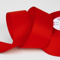 Лента репсовая, 40 мм, 23 &plusmn; 1 м, цвет красный №26