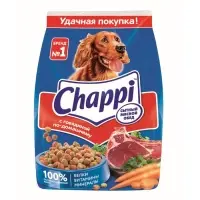 Сухой корм Chappi для собак, с говядиной по-домашнему, 600 г