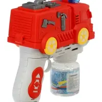 Генератор мыльных пузырей "Пожарная машина", световые эффекты, работает от батареек