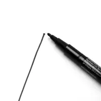 Маркер строительный ТУНДРА, перманентный, двухсторонний, черный, 1-1.5 мм