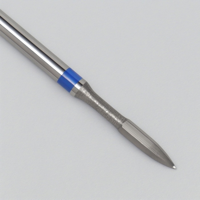 Фреза для маникюра, безопасная, 6 граней, 1, 2 &times; 8 мм, в пластиковом футляре