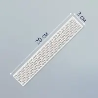 Переводная тату на тело чёрная &laquo;Браслет. Стиль. Замощение&raquo;, 20&times;3 см