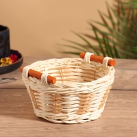 Корзина плетеная 16x15x8 см, ротанг