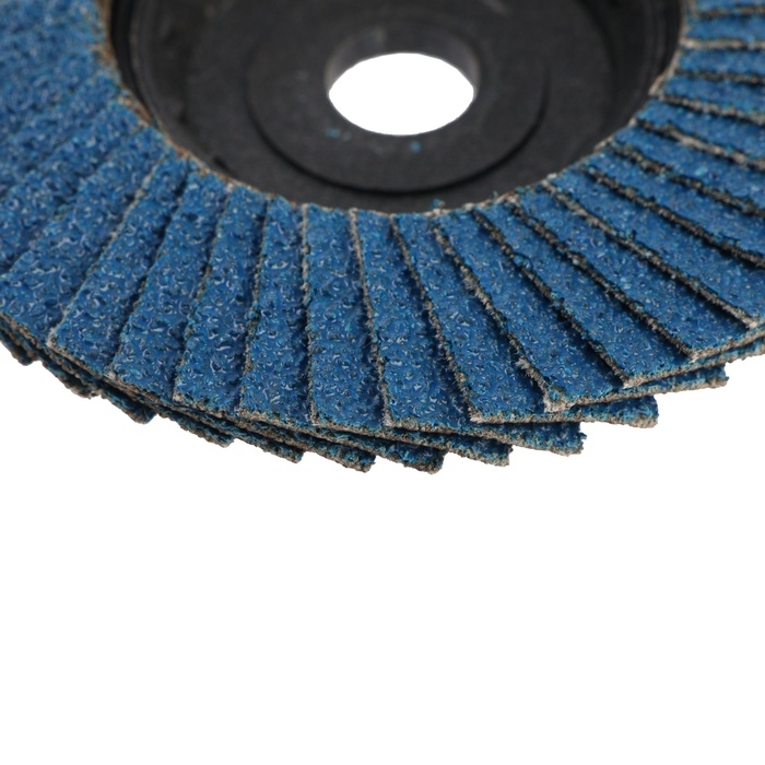 Круг лепестковый торцевой ТУНДРА, 75 х 10 мм, Р60