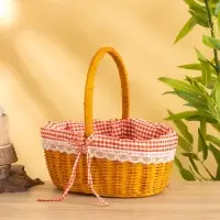 Корзина для пикника, 25&times;22&times;26 см, ротанг