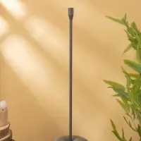 Подсвечник " Аскет" алюминий 15х15х50 см