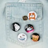 Значок металлический , закатной &laquo;Треш персонажи&raquo;, 25 мм, МИКС