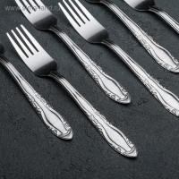 Набор столовых вилок &laquo;Общепит&raquo;, h=19 см, толщина 0,7 мм, 6 шт, цвет серебряный