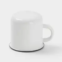 Кружка  0,25 л белая (без декора)