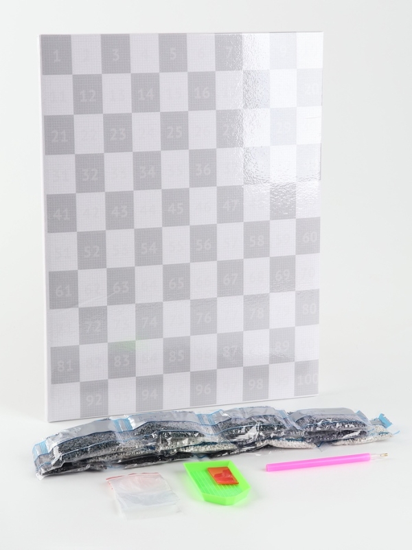 Алмазная мозаика по фото с полным заполнением &laquo;Gray&raquo;, на холсте с подрамником, 30 х 40 см