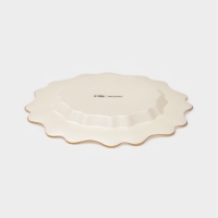 Тарелка обеденная "Rosella" 21 см, цвет белый