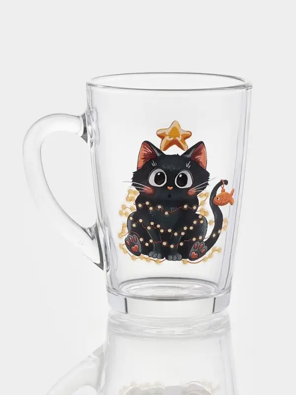 Кружка "Каппучино" "Озорные котики" 300 мл