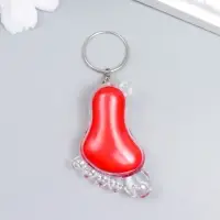 Фонарик брелок для ключей на кольце &laquo;Ножка&raquo;, МИКС