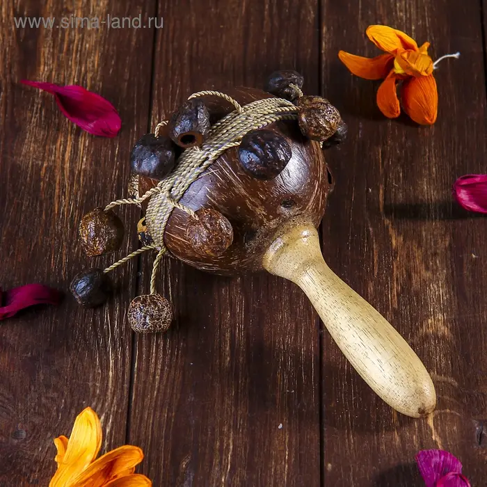 Сувенирный музыкальный инструмент "Маракас" 24х16х16 см