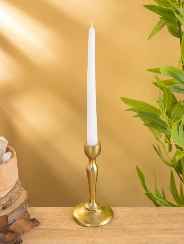 Подсвечник "Голди" алюминий 16 см, цв. золото