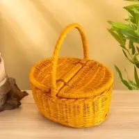 Корзина для пикника, 25&times;22&times;28 см, ротанг